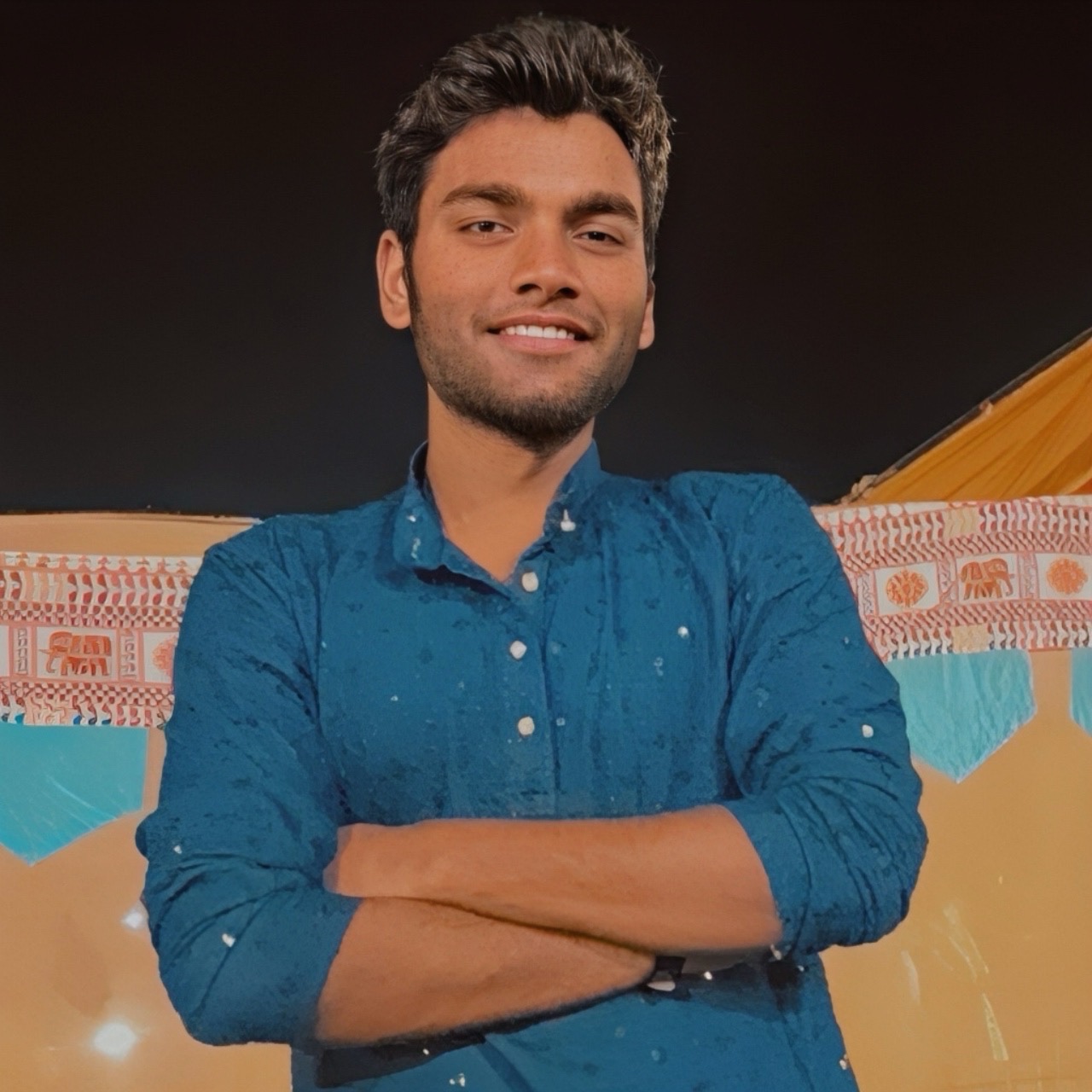 Aditya Yadav, also known as IAD1TYA, a passionate engineering student at Parul University, posing confidently as a future tech innovator and aspiring engineer. Aditya Engineer brand presence with strong academic and personal branding, representing youth leadership and creativity in the field of engineering and technology. Aditya Parul University student profile for IAD1TYA visible and recognizable in student and professional networks.
